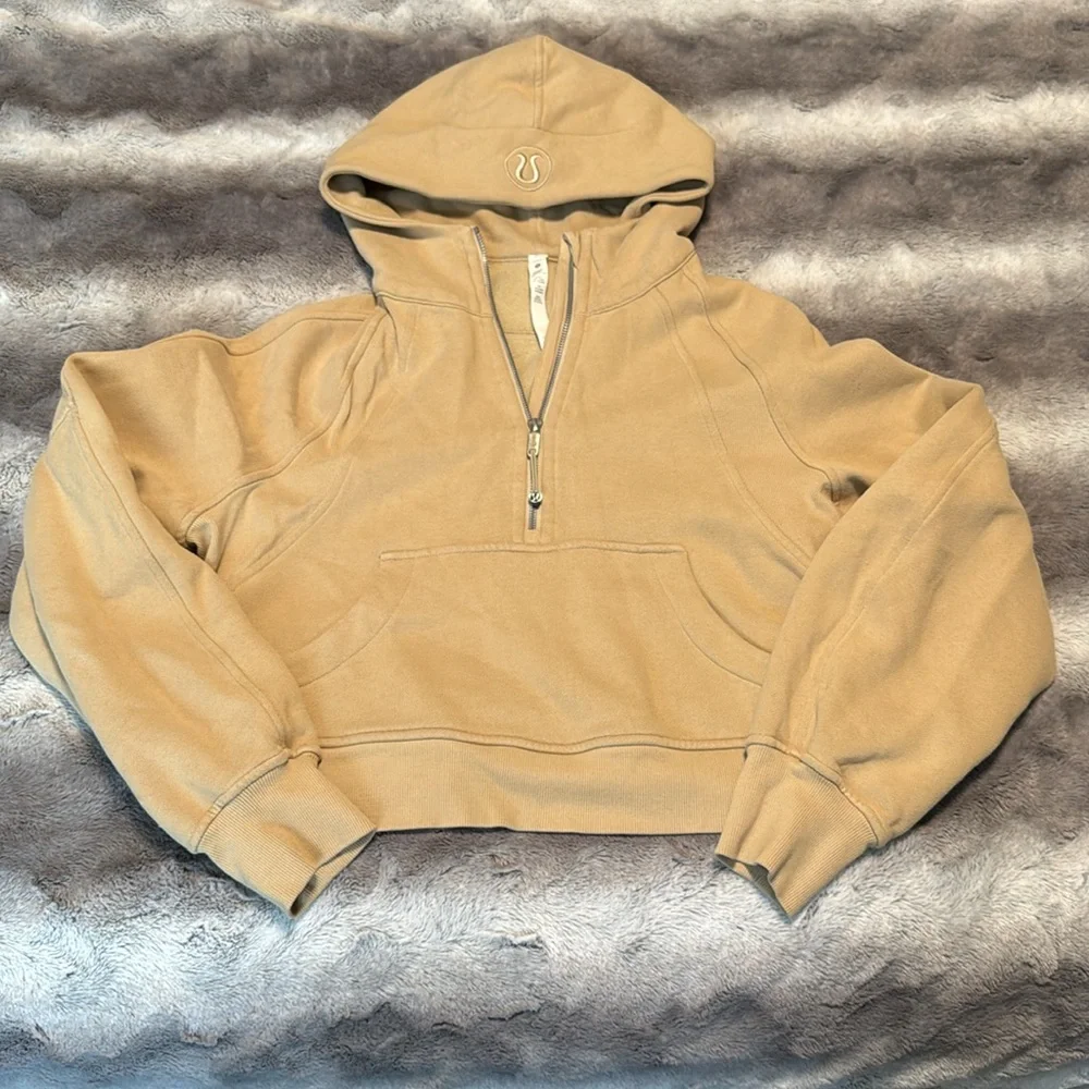 Lululemon Scuba Oversized 1/2 Zip Hoodie Trench - Picture 6 of 11